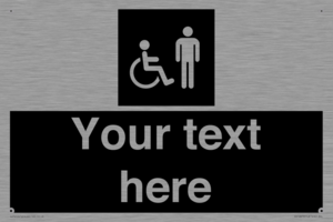 Custom information: black panel disabled and male